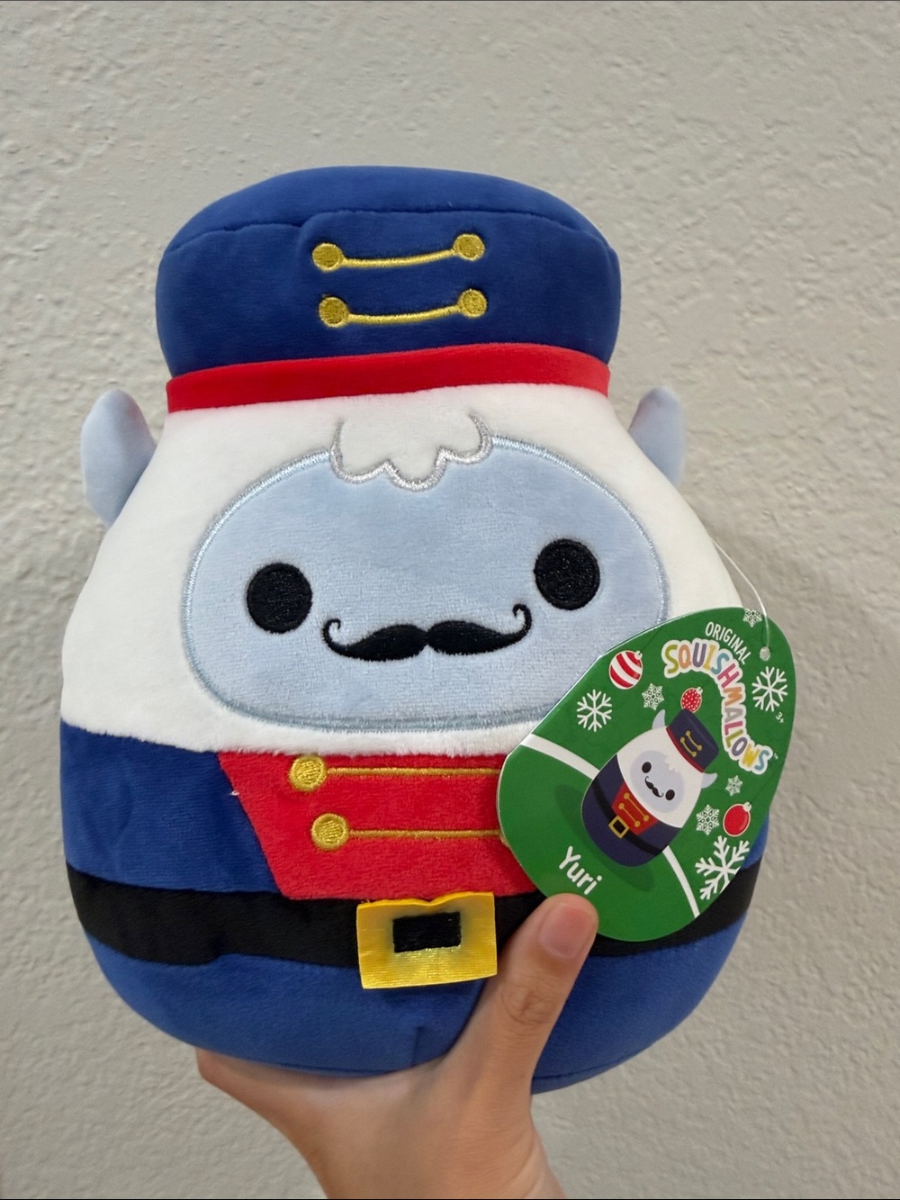 NWT Squishmallows Yuri Nutcracker Plush  Brand New 8"
